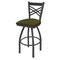 Holland Bar Stool Co 30" Swivel Bar Stool, Pewter Finish, Graph Parrot Seat 82030PW015 - alternate 1